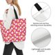 thumbnail image 3 of Disketp Piggy Sunflower Bolsa Tote Estampada para Mujer, Bolso de Hombro y de Mano para Compras y Viajes, 3 of 8