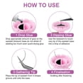 thumbnail image 4 of Anneaux de Colle Anneaux de Colle INFILILA pour Extensions de Cils 200PCS Anneaux de Colle de Cils Anneaux Jetables pour les Cils Fournitures d'Extension de Cils pour l'Extension de Cils Porte-Colle Porte-Anneau de Fanage, 4 of 5