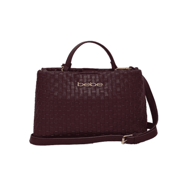 Bebe Yara Woven Sm Satchel