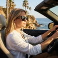 thumbnail image 5 of Zzjniupiyyds 1 Pcs Oversized Fit Over Sunglasses, UV400 Polarized Square Sun Glasses for Women Men,Lightweight Frame Black Lens, 5 of 7