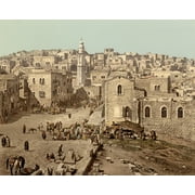 Print: Market Place, Bethlehem, Holy Land, (I.E., West Bank), circa 1890