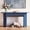 Blue 1.6m, variant on OMCMUU 55" Console Table with 2 Drawers, Fluted Entryway Table with Storage, Heavy Duty Sofa Table Behind Couch, Mid Century Hallway Table (Black)