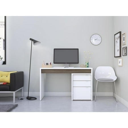 UPC: 0687174983836 | Chrono Home Office Set #402172 from Nexera  Bark Grey & White-Finish:Bark Grey/White