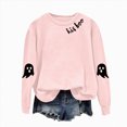 thumbnail image 4 of Godom Halloween Womens Oversized Sweatshirts Ghost Graphic Crewneck Sweaters Casual Tops Comfy Fall Fashion Outfits Winter Clothes 2025, 4 of 5