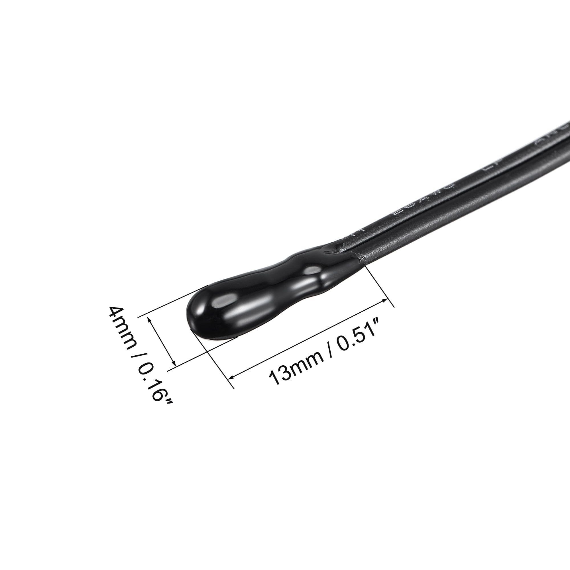 3 Sondes Thermiques NTC 5K QUARKZMAN - Sonde Cuivre Nickélé, Câble 1 M, Pour Thermomètre Numérique, -30°C à 125°C