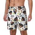 thumbnail image 2 of Uemuo Rottweiler Pattern Mens Swim Trunks Quick Dry Board Shorts with Mesh Lining, Stretch Beach Shorts Quick Dry No-Chafing Board Shorts-XX-Large, 2 of 9