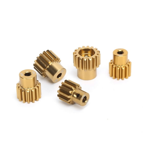 LeafyLuxe 12T 13T 14T 15T 16T Motor Gears Kit,5pcs 32P Pinion Gear Set 12T 13T 14T 15T 16T 3.175mm Shaft Pinion Gears Kit For 1/10 RC Car,32P Pinion Gears For 1/10 RC Car