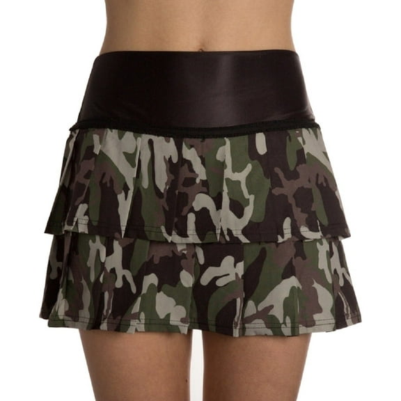 Faye Florie Women's Lisa Tennis Skirt (Camo) (Large)