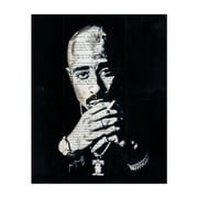 tupac Painting Dorm Art Music Pop Culture Rap Hip Hop 8" x 10" Art Print/Poster
