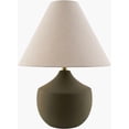 thumbnail image 2 of Livabliss Table Lamps, 22" Benson Rustic Bedside Nightstand Table Lamp for Bedroom Living Room Office, Green Body with White Beige Shade (22"H x 16"W x 16"D), 2 of 6