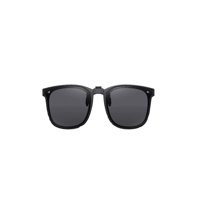 Clip De Gafas De Sol Plegable Portátil Para Gafas De Miopía MaluberoNegro