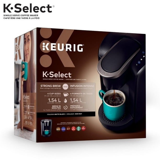 Keurig K-Select Coffee Maker, Single Serve K-Cup Pod Coffee Brewer