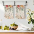 thumbnail image 3 of Watercolor Floral Kitchen Towels Set of 4, Spring Roses Eucalyptus Leaf Plants Beige Absorbent Dish Towels for Kitchen, Microfiber Hand Towel, Quick Drying Tea Towel for Cleaning Dishcloths, 3 of 7