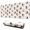 White Cow Face, variant on Long Mouse Pads for Desk,White Cow Face Pattern Desk Mats on Top Of Desks, Desk Mouse Pad Extra Large with 3mm Non-Slip Base and Stitched Edge for Gaming,Office,Work,Home 31.5"x11.8"
