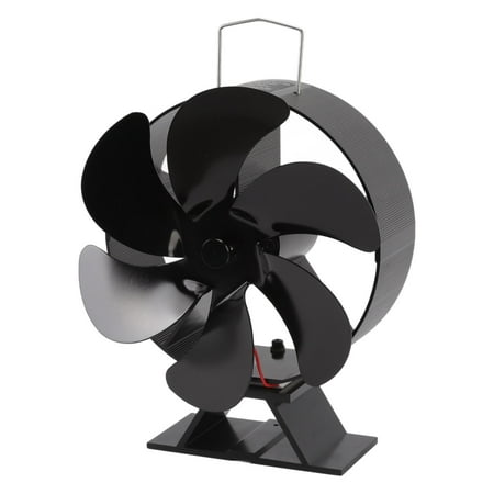

Fireplace Fan Energy Saving Wood Burning Stove Fan 6 Blades Bimetal Device For Home