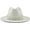 White, variant on Women Vintage Pearl Band Fedora Hat Wide Brim Trilby Panama Hat