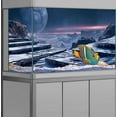 thumbnail image 4 of Parallel Cosmic Aquarium Background,Cool Galaxy Parallel Space Themed Fish Tank Background, Tropical Desert Terrarium Background with 8 EVA Double-Sided Tape, 24X12IN, 4 of 5