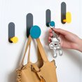 thumbnail image 1 of Bathroom hook, Adhesive hooks fixed to the wall-4pcs, 1 of 4