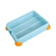 thumbnail image 5 of Bandeja de arena para conejos, tren para orinal, bandeja para orinar extraíble, jaula, inodoro, ropa de cama azul, 5 of 9