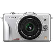 Panasonic Lumix DMC-GF2 12.1 Megapixel 3D Mirrorless Camera with Lens, 0.55", Silver