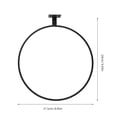 thumbnail image 2 of SOPOTUTU 2pcs Basketball Display Stand Wall Mounted Rack Zinc Alloy Black For School Use, 2 of 8