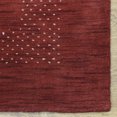 thumbnail image 6 of Rugsotic Carpets Hand Knotted Wool Area Rug 8'x10' Red Contemporary Rectangle Indoor Rug for Living Room, Bedroom Antimicrobial L00531, 6 of 10