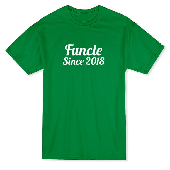 Funcle depuis 2018 T-shirt Graphique pour Homme Vert Kelly