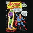 thumbnail image 4 of Superman T-Shirt Men's Front And Back Print Action Comics Short Sleeve Top, 4 of 4