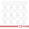 thumbnail image 3 of Heart Shaped Acrylic Candy Boxes 24 Pack 3.07"X3.03"X1.76", 3 of 7