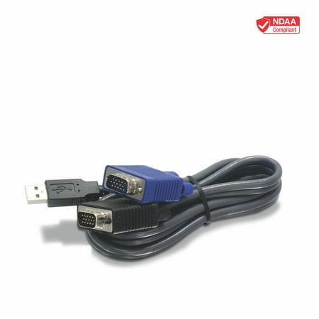 UPC: 0710931304343 | TRENDnet TK-CU06 6-feet USB KVM cable for TK-803R/1603R