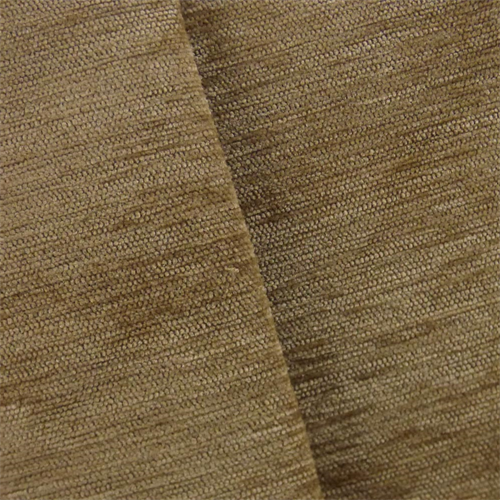 Camel Beige Dry Wash Chenille Upholstery Fabric, Fabric By the Yard