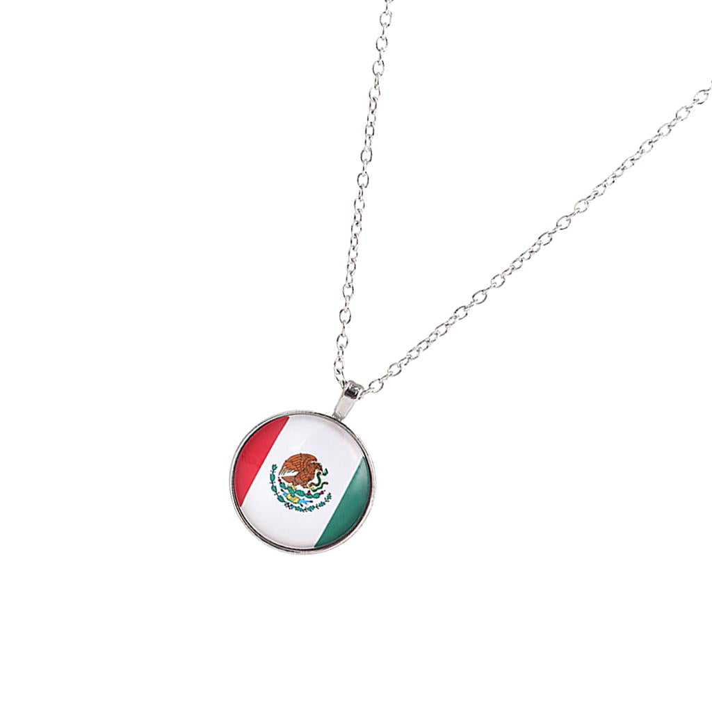 32 Team Flag Design Pendant Necklace 2018 Russia   Patriotism Jewelry
