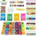 thumbnail image 1 of Kit de Slime Diy Fournitures Kit de Fabrication de Slime Cristal Transparent Perles de Mousse de Slime Paillettes, 1 of 5