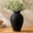 Matte Black, variant on DAKIMOE Ceramic Flower Vase Home Decor Farmhouse 7.25" Table Vases Rustic Vintage Living Room Decor Kitchen Decor Bedroom Vases for Centerpieces House Book Shelf Office Coffee Desk Dining Fireplace