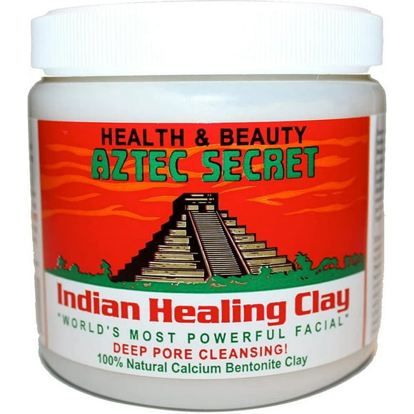 Aztec Secret– Indian Healing Clay 1 lb – Masque de Nettoyage des Pores du Visage &amp; – le Bentonite 100% Naturelle Originale Clay Version-1, Pack de 24
