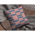 thumbnail image 4 of Coussin en Tissu Broadcloth Intérieur/extérieur Rouge et Bleu 28x28, 4 of 5