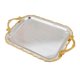 thumbnail image 5 of Bandejas decorativas Bandeja de tocador Organizador de encimera Elegante bandeja para mesa de café con 38 x 255 x 36 cm, 5 of 9