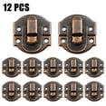 thumbnail image 2 of BTOER 5/12set Jewelry Box Hasp Clasp Suitcase Wood Chest Cabinet Decorative Lock Latch, 2 of 2