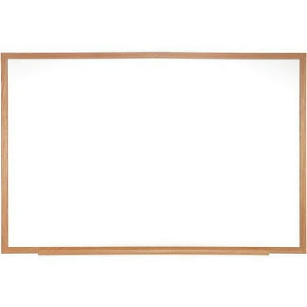 24 in. x 36 in. Wood Frame Melamine Markerboard