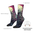 thumbnail image 4 of Logiee Cartoon Art Skull Print Adult Socks for Men & Women,Calf Socks, Ankle Socks,Boots Socks,Breathable Casual Sock,Unisex Crew Socks, 4 of 6