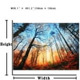 thumbnail image 4 of EpicGadget Fall Forest Large Tapestry Wall Hanging Art Sunset Nature Landscape Wall Hanging Autumn Forest Trippy Tapestry Yellow Trees Tapestries Beach Blanket Bedroom Living Room Dorm Decorations, 4 of 5