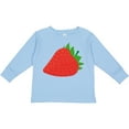 thumbnail image 3 of Inktastic Strawberry Fruit Boys or Girls Long Sleeve Toddler T-Shirt, 3 of 5