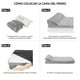 thumbnail image 4 of Cama para Perro Grande, Cama Ortopédica para Perros Mediana Cama para Mascotas Bolster, Cama para Perros L Lavable con Almohada y Base Antideslizant, 4 of 8