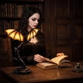 thumbnail image 5 of Glowing Bat Table Lamp Resin Night Light Decor for Halloween Party Home Office Tabletop Ornament Gothic Style Holiday Gift Lighting, 1Pack Glowing Bat #C, 5 of 6