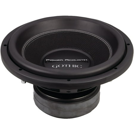 UPC: 0709483046450 | Acoustik® GW3-12 Gothic Series 2ohm Dual Voice-coil Subwoofer (12 2 500 Watts)