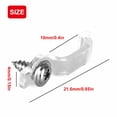 thumbnail image 2 of Lefu 50 Mounting Brackets Clip -Side Fixing Clips for 5050 LED Strip Light Bar, 2 of 9