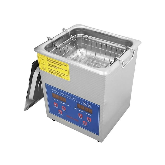 Generic 1.3L Ultrasonic Cleaner with Digital Timer Heater Professional Heated Ultrasound Cleaning Machine for Jewelry Watch Coin Glasses (100W Heater, 60W Ultrasonic)