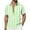 #04 Mint Green 【Mix & Match: Stock Up on Your Favorite Colors】, variant on Men's Hawaiian Beach Shirt Quick Dry Button Down Short Sleeve V Neck Relaxed Fit Summer Printed Tropical Casual Daily Vacation | Zenithor,Light Blue XL