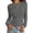 Striped Grey Black, variant on PRETTYGARDEN Long Sleeve Striped Shirts for Women Soft Ribbed Knit ,Y2k Tshirt,Slim Fit Layering,Cute Tops,Basic Tee,Business Casual Outfits,Spring Fall Trendy Clothes