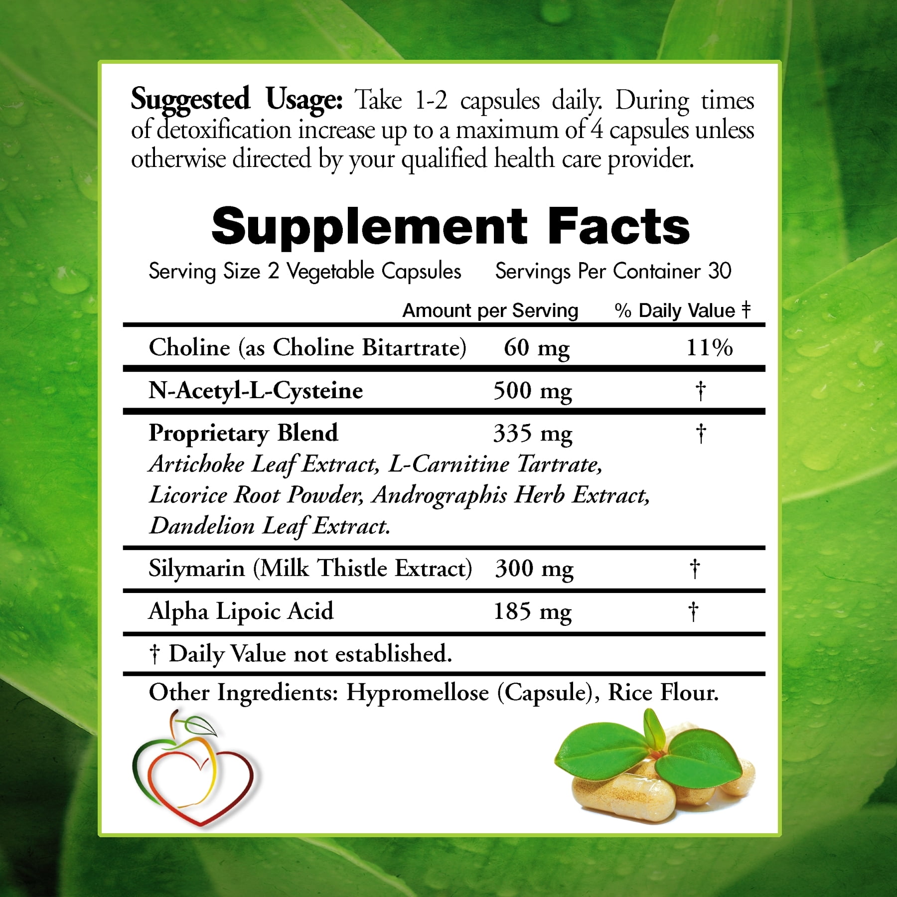 Liver Support Supplement by Doctors Nutra Nutraceuticals, Triple Strength Formula with Silymarin, Artichoke Extract and N-Acetyl L-Cysteine, 60 Count